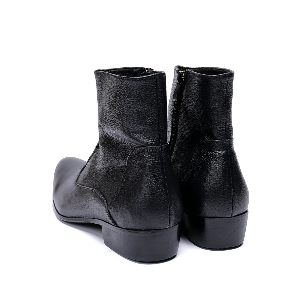 

Christia Bella New Classic Men Genuine Leather Shoes Men Simplicty Fashion Office Shoes Formal Party Men Dress Short Boots