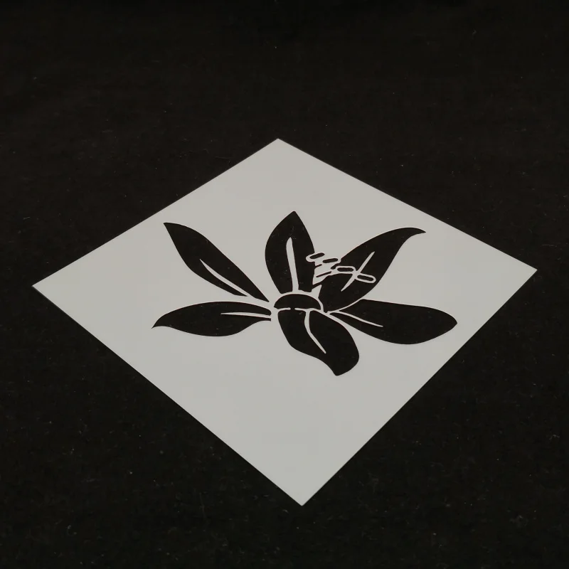 

13*13 Flower pvc Layering Stencils for Diy scrapbook coloring,painting stencil,home decor diy etc. Product image