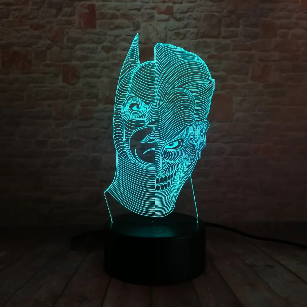 Фильмы о темном рыцете Бэтмене двусторонний Джокер экшн фигурка Лиги