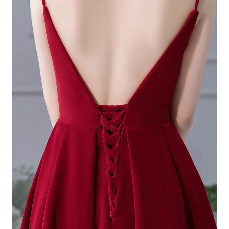 Винтажное атласное платье на бретельках со шнуровкой Vestidos De Festa Платье принцессы