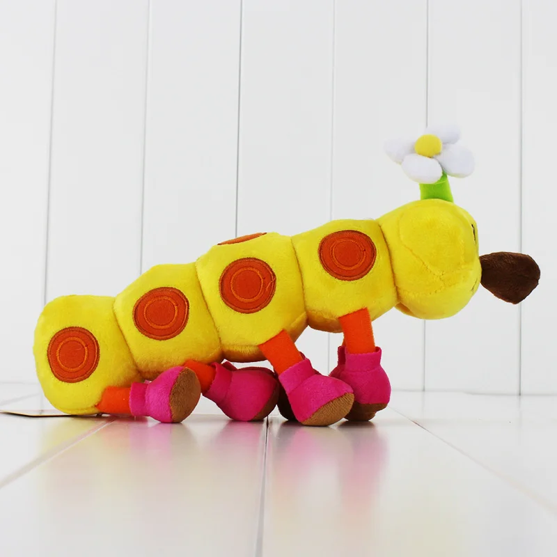 27 см аниме мультфильм детские плюшевые игрушки гусеница мягкие брелок-плюшевая