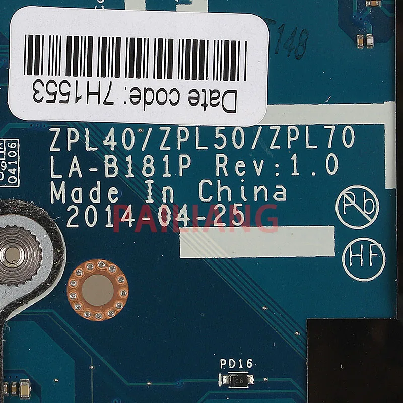 PAILIANG материнская плата для ноутбука hp Probook 440 450 470 G2 I5 ПК платы 776581-601 ZPL40/ZPL50/ZPL70 LA-B181P полный tesed DDR3