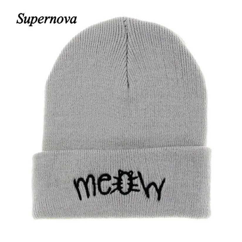 JAYCOSIN Skullies Beanies зимняя шапка, шапка с помпоном для женщин и девочек, винтажная однотонная теплая весенне-Осенняя шапка для женщин - Цвет: Серый