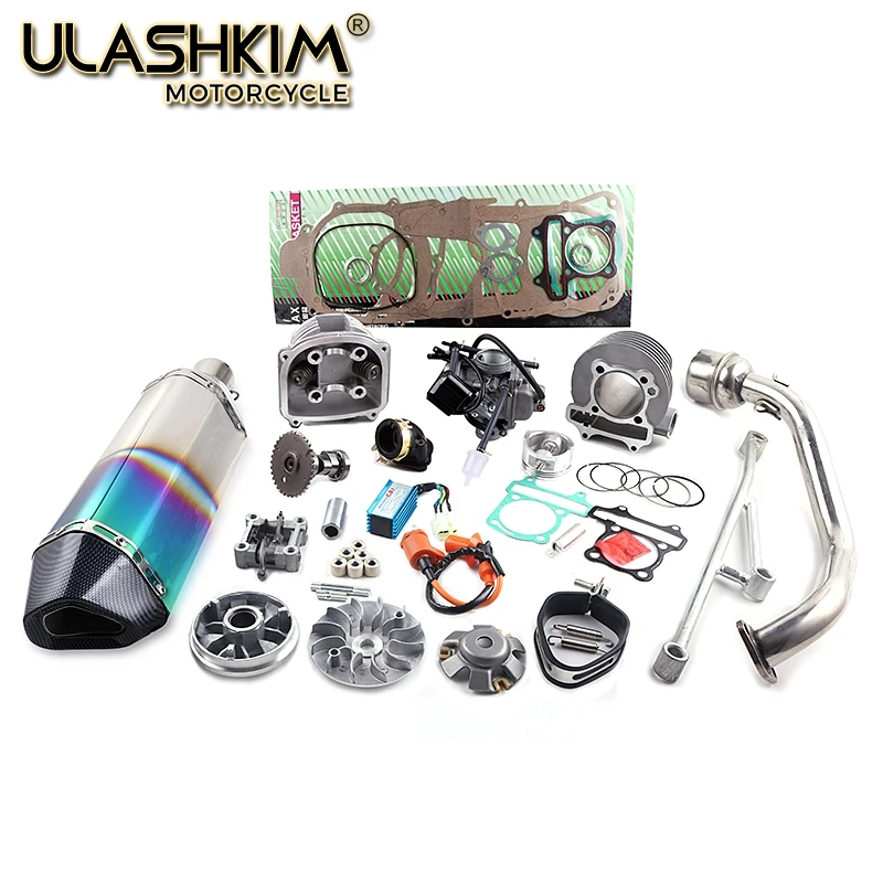 GY6 125 150 uprade 200cc 4T диаметр 61 мм цилиндр комплект гоночный A14 распределительный вал