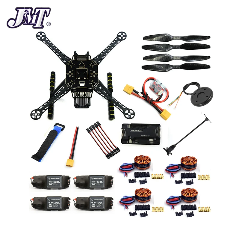 JMT DIY 4 осный RC FPV Дрон S600 рама комплект с APM 2 8 Управление полетом 40A ESC 700KV мотор GPS7M