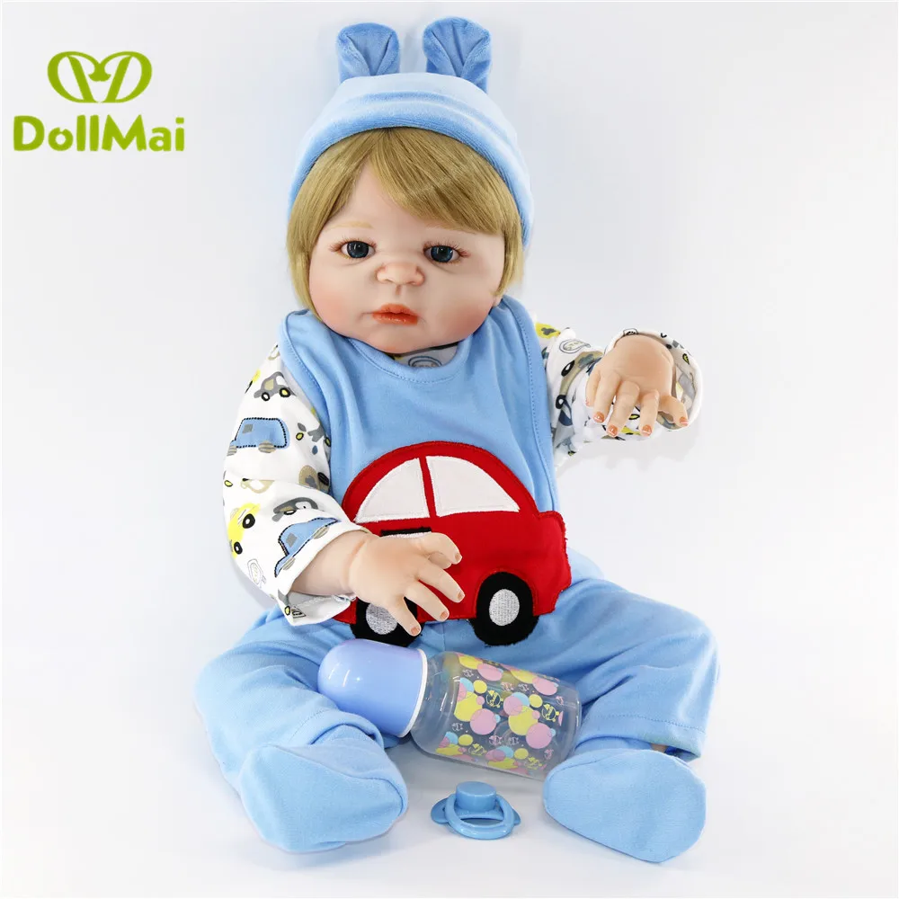NPK 23 &quotПолное Тело силикон Reborn Baby boy Кукла реборн игрушки купаться играть дома