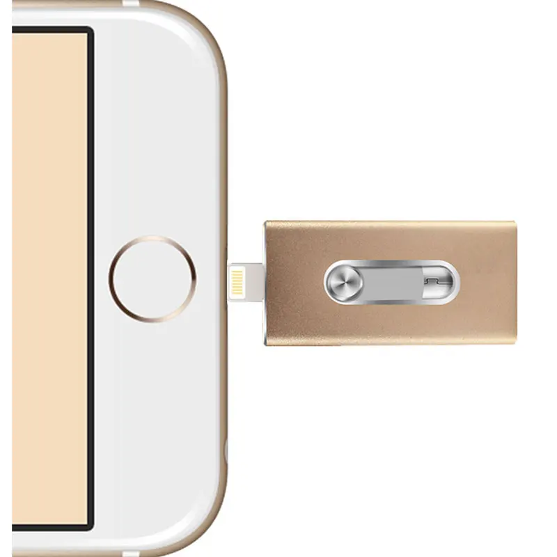USB флеш-накопитель Richwell, 64 ГБ, 128 ГБ, OTG флеш-накопитель, 8 ГБ, 16 ГБ, 32 ГБ, флеш-накопитель Lightning, металлическая Флешка для iPhone/iPad/Android