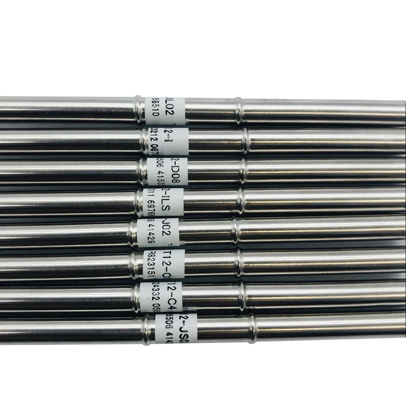 T12 Soldering Solder Iron Tips T12 Series Iron Tip For Hakko FX951 STC AND STM32 OLED Soldering Station Electric Soldering Iron images - 6