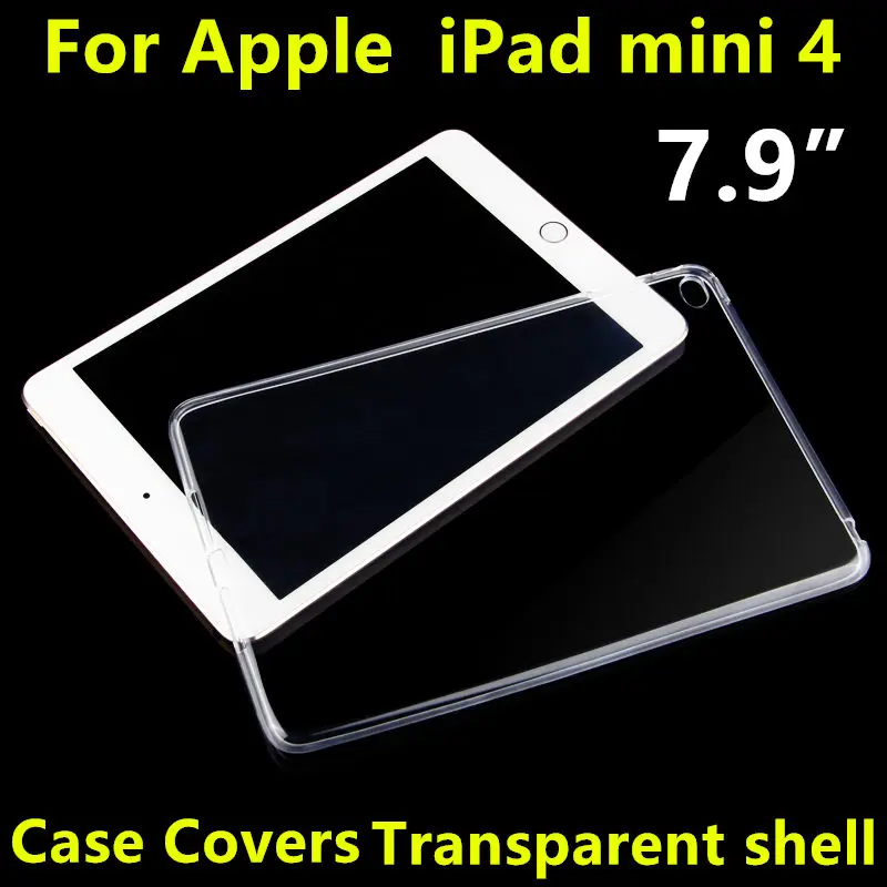 Чехол из ТПУ для Apple iPad mini 4 защитный смарт чехол кожаный mini4 планшет ПУ прозрачный