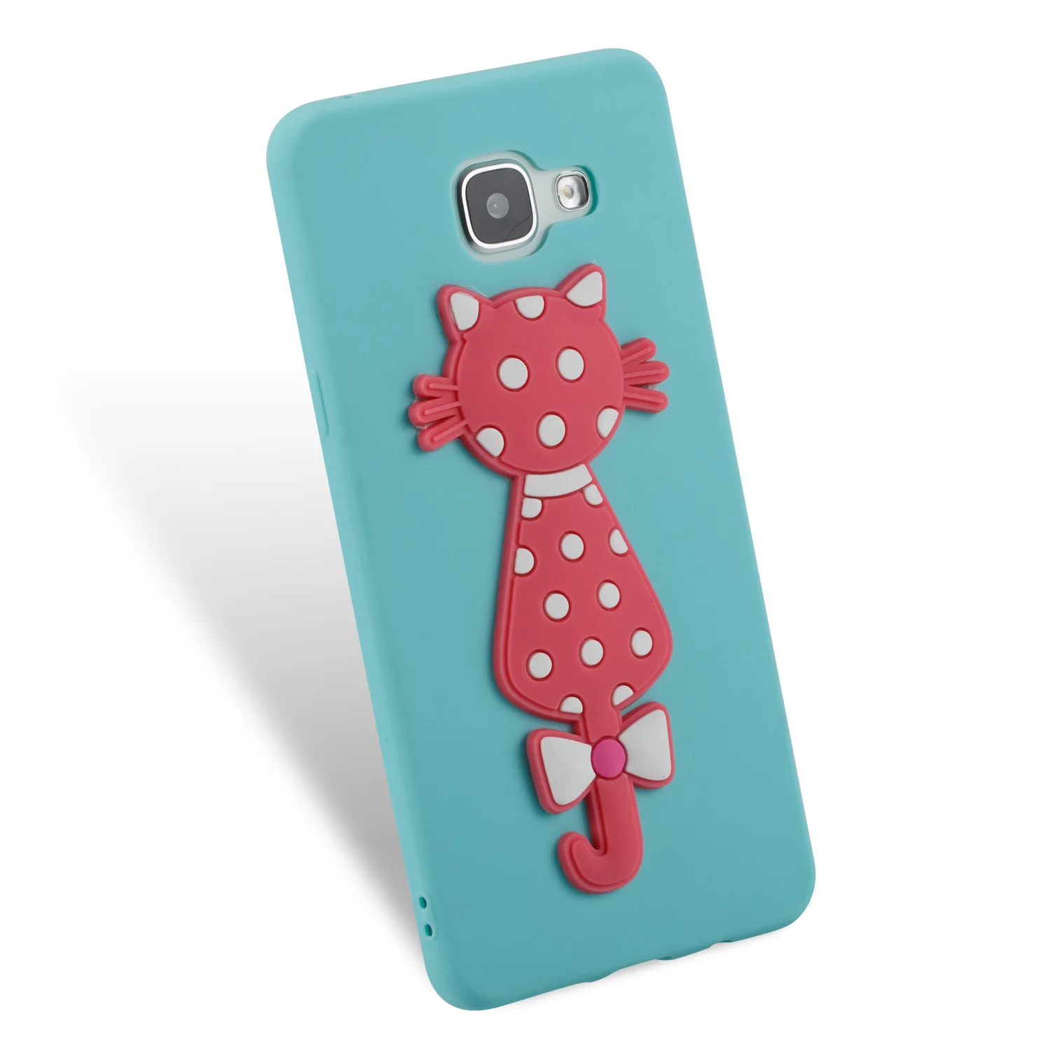 3D Кот Мягкий силиконовый милый ТПУ мультяшный чехол для телефона Samsung Samsug Sansung Samsu