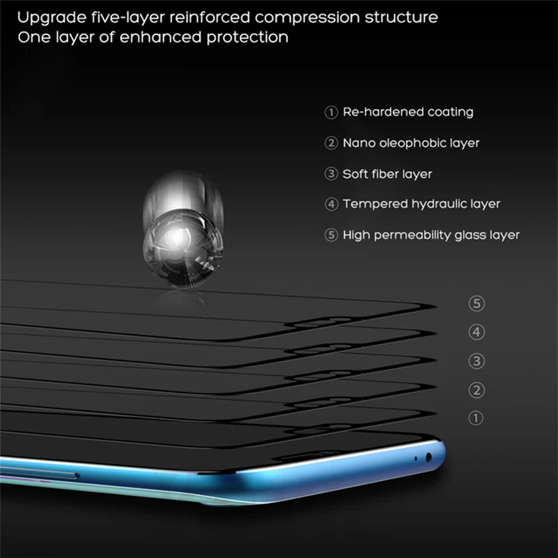 3D закаленное стекло на Honor 8X для huawei Honor 8A 8C 8S полное покрытие защитное стекло на Honer 8 светильник X C A S X8 пленка 9H