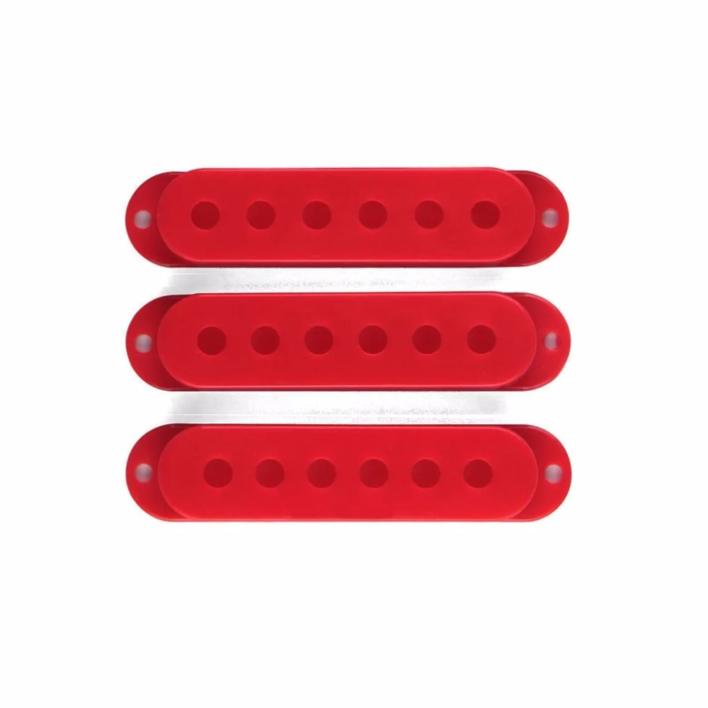 Набор из 3 предметов чехол для пикапа Красной электрогитары одна катушка