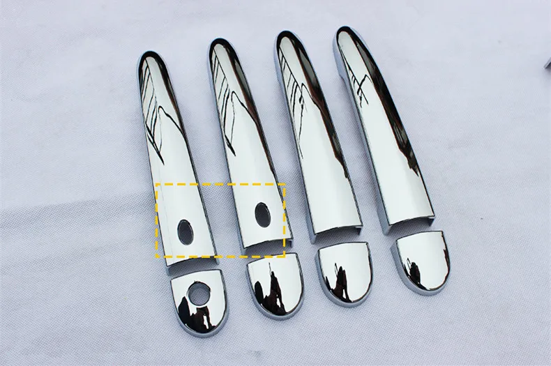 Новая хромированная накладка на дверные ручки автомобиля с умными кнопками