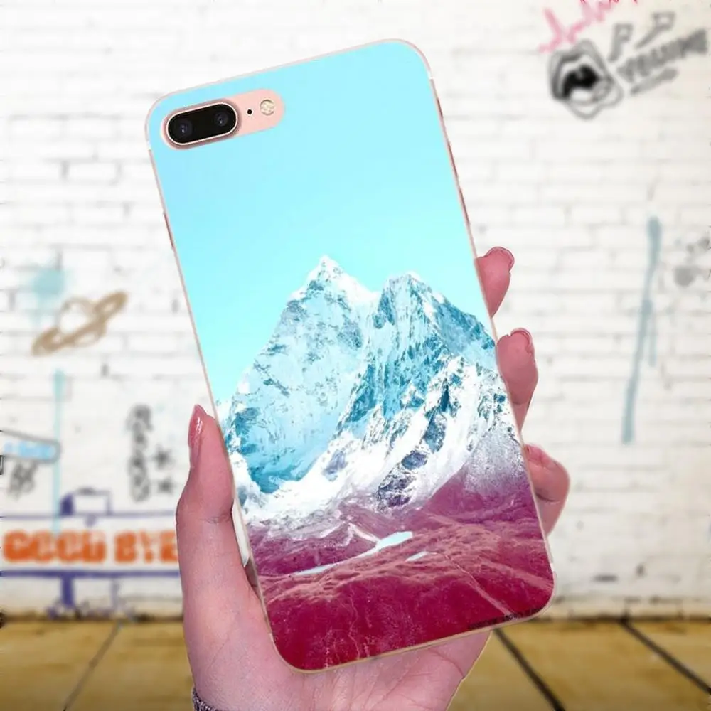 Для Galaxy J1 J2 J3 J330 J4 J5 J6 J7 J730 J8 2015 2016 2017 2018 mini Pro TPU телефон Зимний снег горы Sceneary