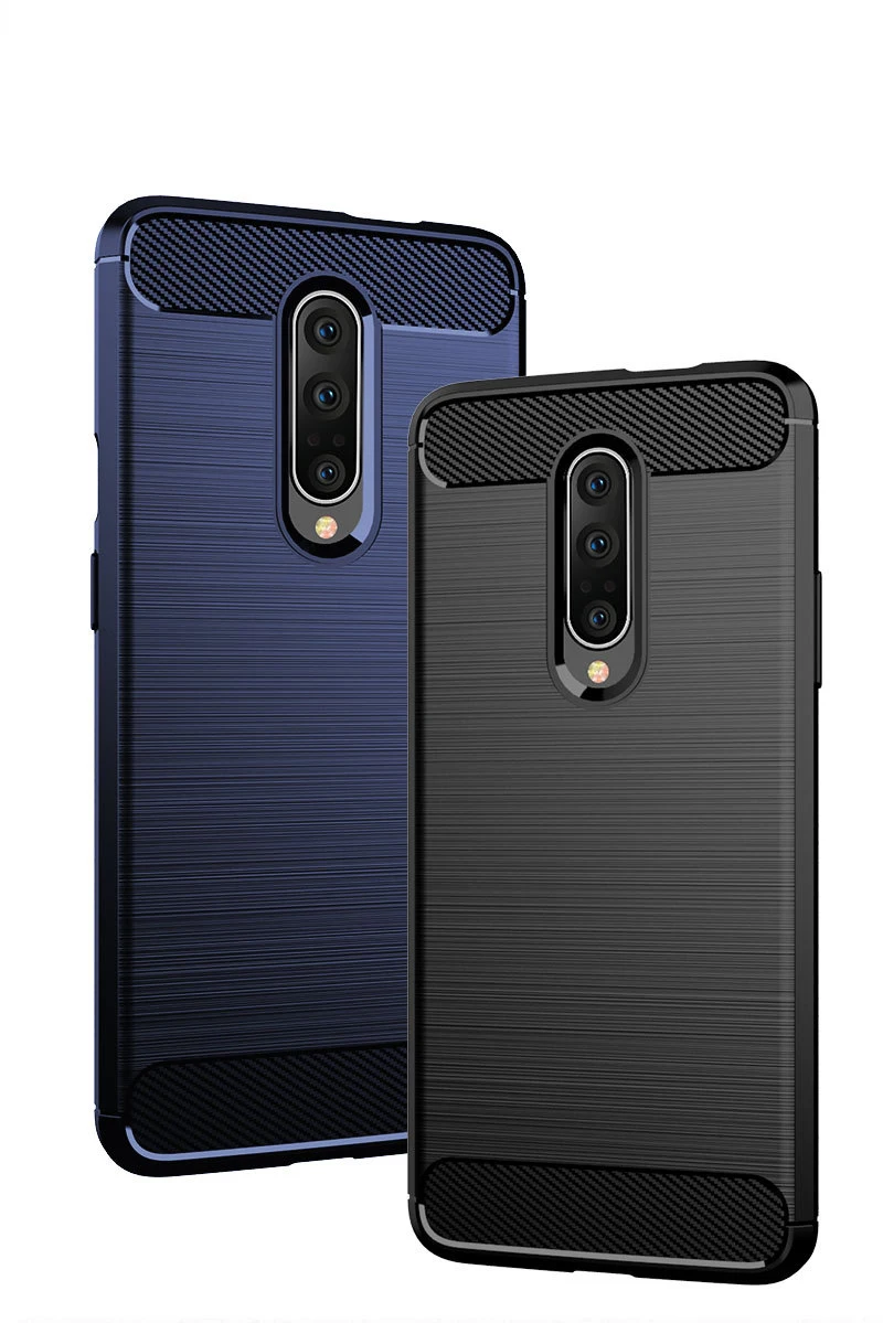 Original Oneplus 7 pro case Personalized oneplus Case Black silicon Wire drawing pattern cover for |
