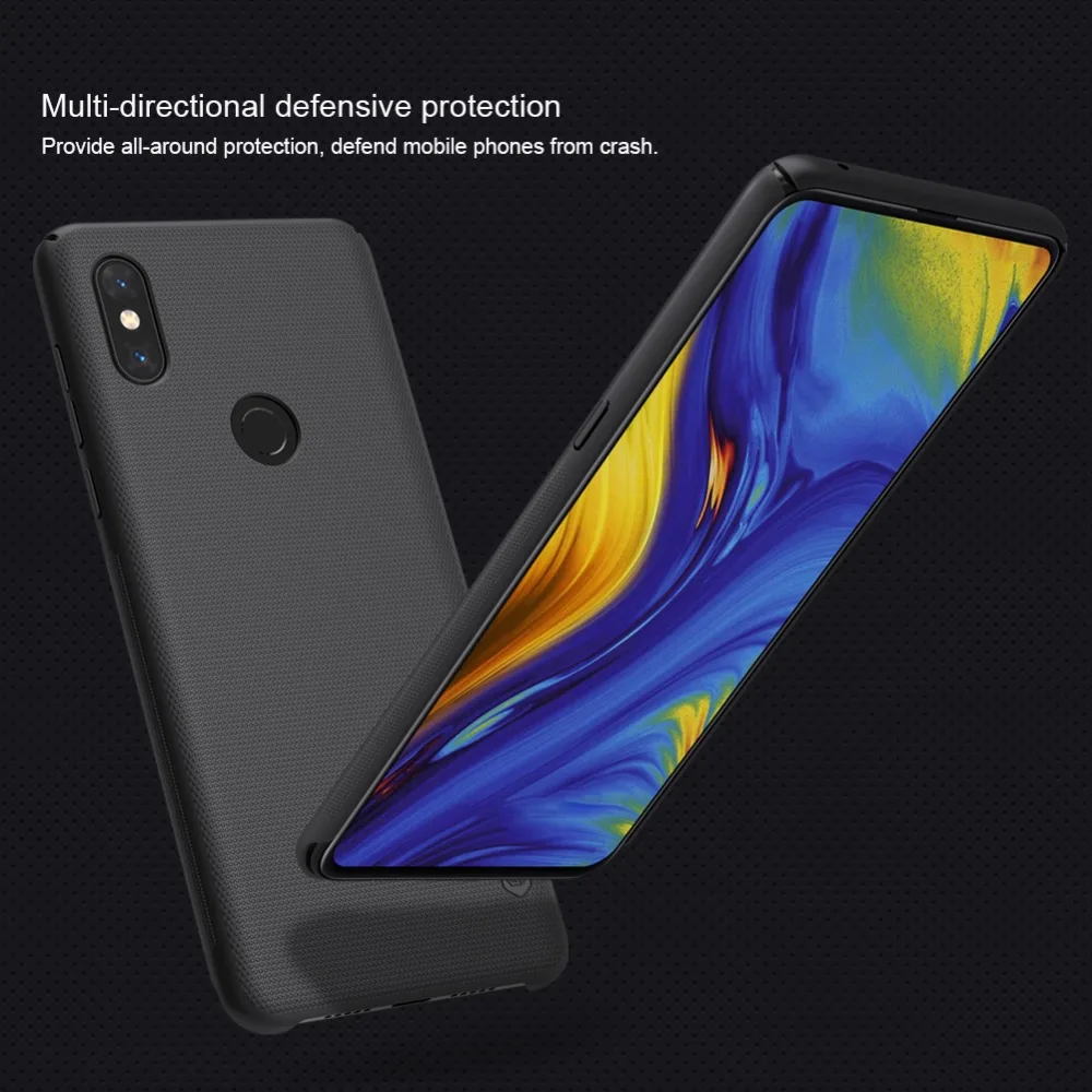 Для Xiaomi mi x 3 чехол Nillkin Матовый Щит Жесткий чехол матовый чехол для Xiaomi mi x 3 бампер Подарочный держатель