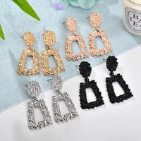 vintage geometric statement dangle earrings for women bohemia fashion metal small drop earrings 2022 girls party jewelry