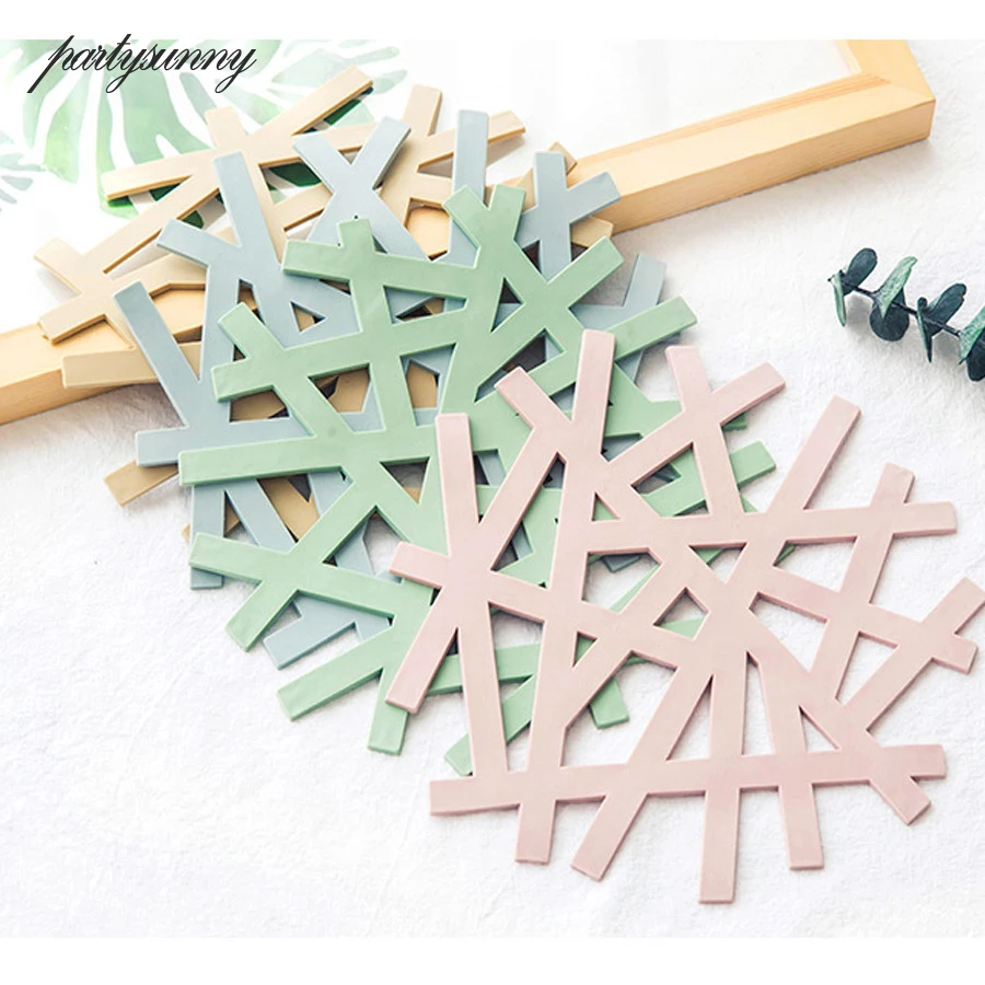 15 8 см ПВХ Coaster Единорог вечерние столовых Happy День рождения Diy украшения для