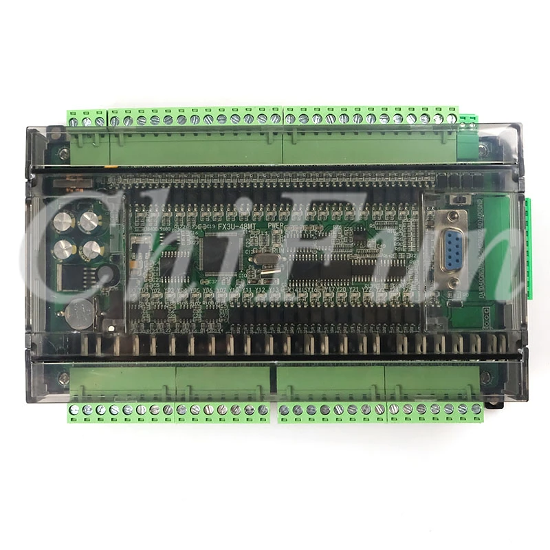 Плата промышленного управления PLC FX3U 48MT 4AD 2DA 24 входа выхода транзистора RS485 8 way Pulse