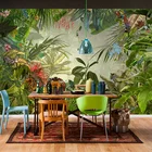 Пользовательский 3D стерео тропический лес банан лист фото обои фоновые обои Фреска живопись фреска столовая ТВ Фреска