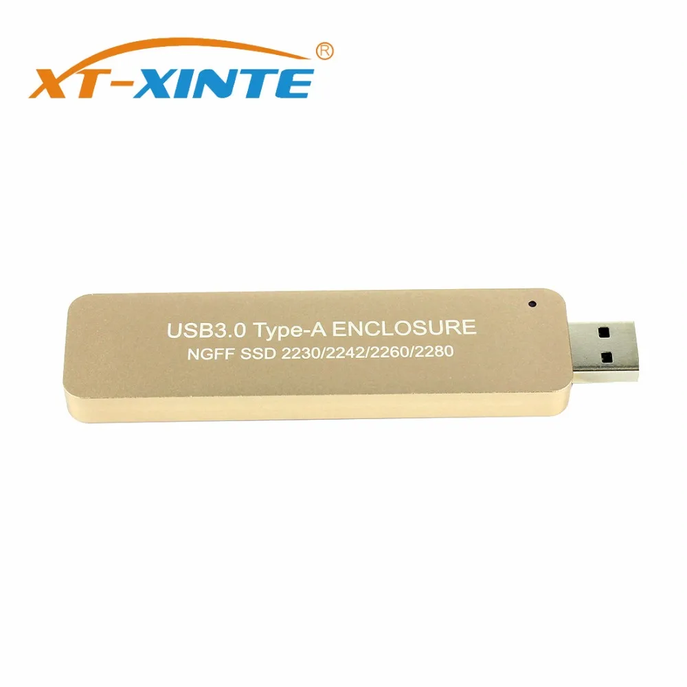 LM-781U USB3.0 TYPE-A для NGFF SSD корпус внешний жесткий диск чехол USB 3,0 коробки прямой штекер в USB для NGFF SSD 2230/2242/2260/2280