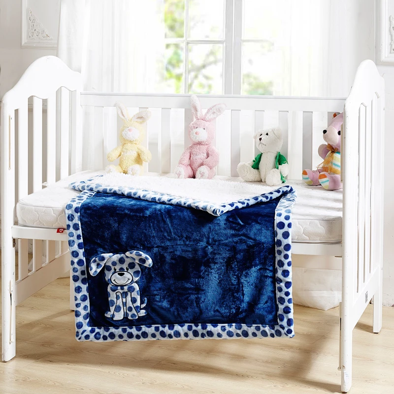 2017 мягкий полиэстер детская Одеяло с серый слон # TT- | Дом и сад