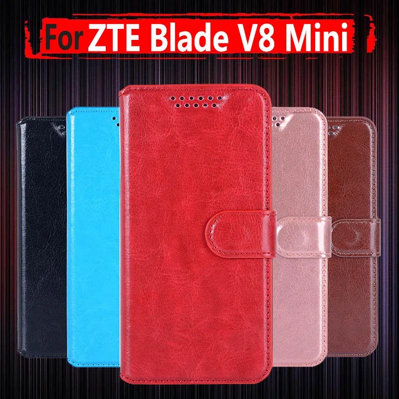Вертикальный флип чехол из искусственной кожи для ZTE Blade V8 Mini|Бамперы| |