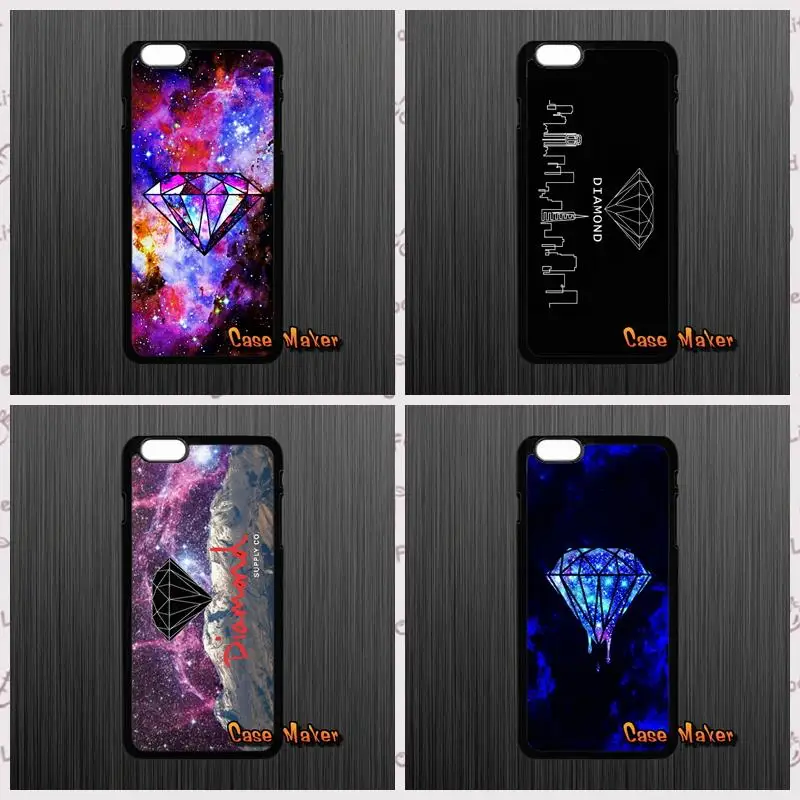 Фиолетовый Туманность Diamond Supply Co ТПУ телефона чехол для iPhone X 4 4S 5 5C SE 6 S 7 8 плюс Galaxy