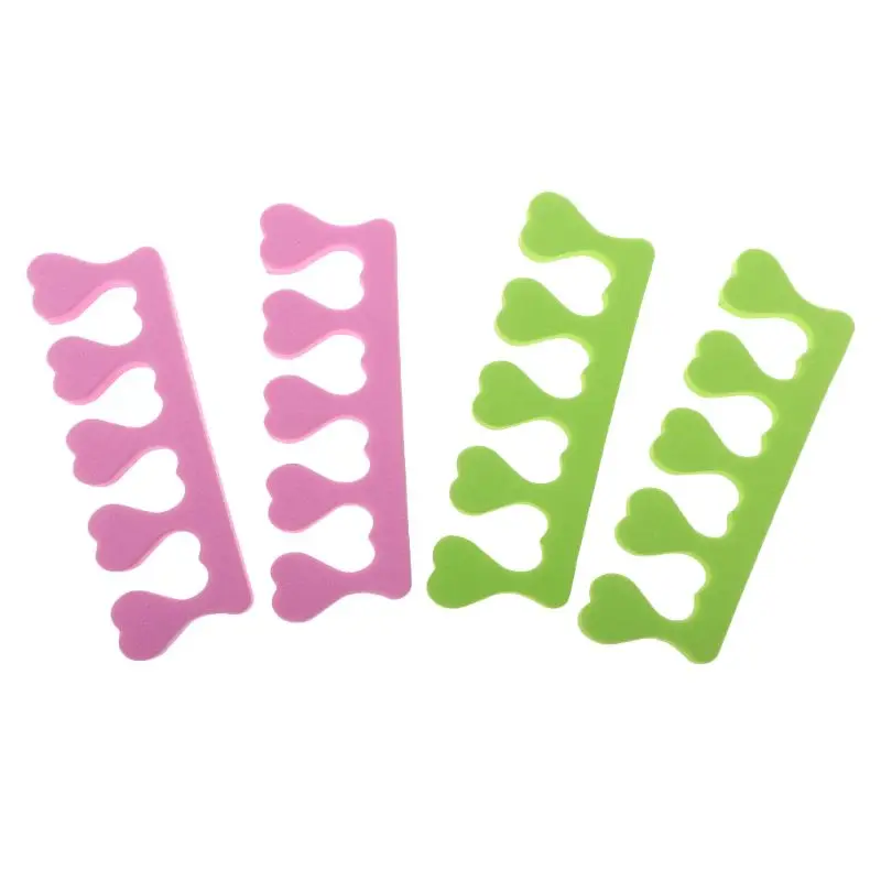 2pcs Toe Separators Finger Foot Sponge Soft Gel UV Salon Polish Manicure |