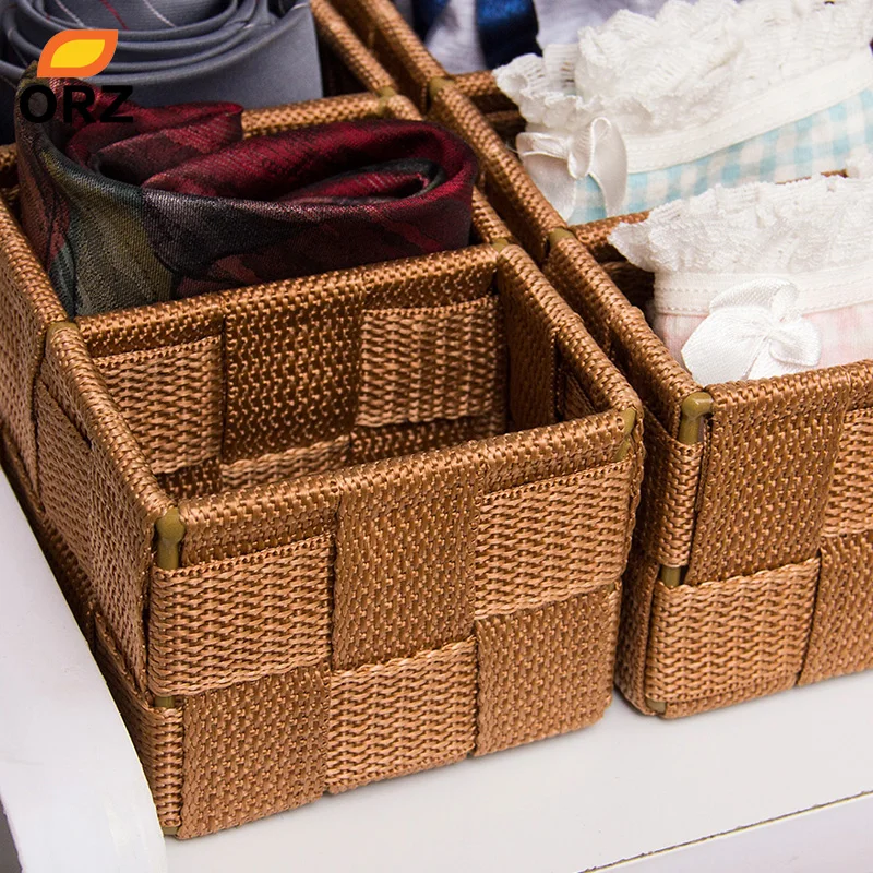 ORZ ящик для хранения одежды шкаф комод Органайзер корзина контейнеры нижнего