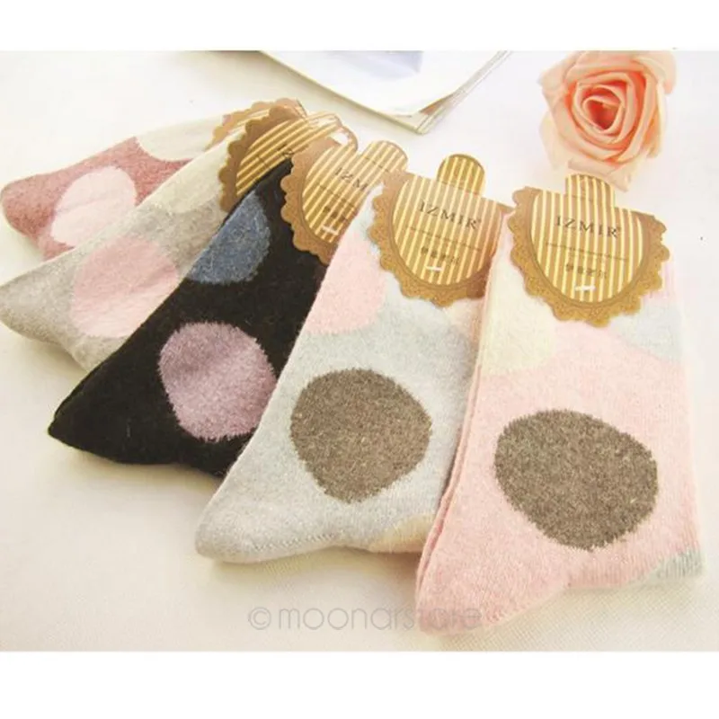 Лидер продаж Высокое качество Kawaii милые дамы женские шерстяные носки Теплые