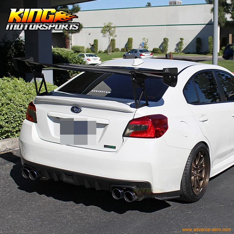 Подходит для 15-18 Subaru WRX VA1 VA2 STI стиль заднего бампера губы фартуки 2Pc ABS Spats