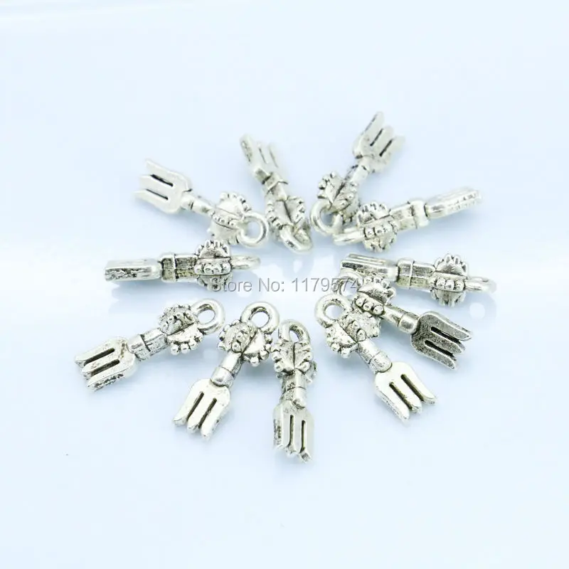 10PCS New 16x6mm Antique Silver Alloy Sword Beads Crafts DIY Findings Jewelry Making Design Accessories For Necklace Bracelet | Украшения и