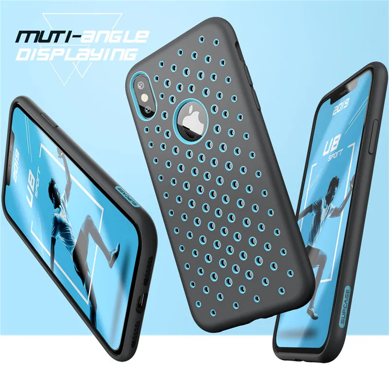 Чехол для iPhone X Xs 5 8 дюйма SUPCASE UB Спортивная Жидкая силиконовая резина Премиум