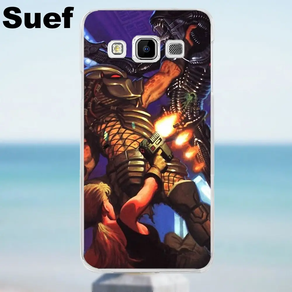 Suef для Galaxy Alpha Core Prime Note 2 3 4 5 S3 S4 S5 S6 S7 S8 mini edge Plus TPU Cool Best Alien Vs Predator Avp Hunter | Мобильные