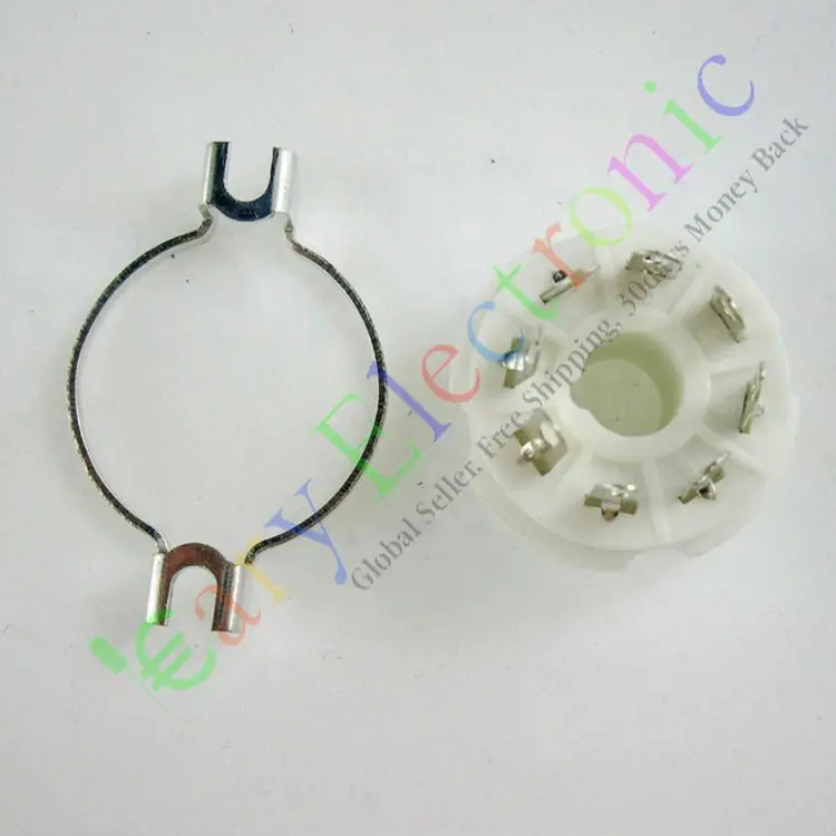 Оптом и в розницу 20 шт 8pin Керамическая вакуумная трубка розетка восьмеричный