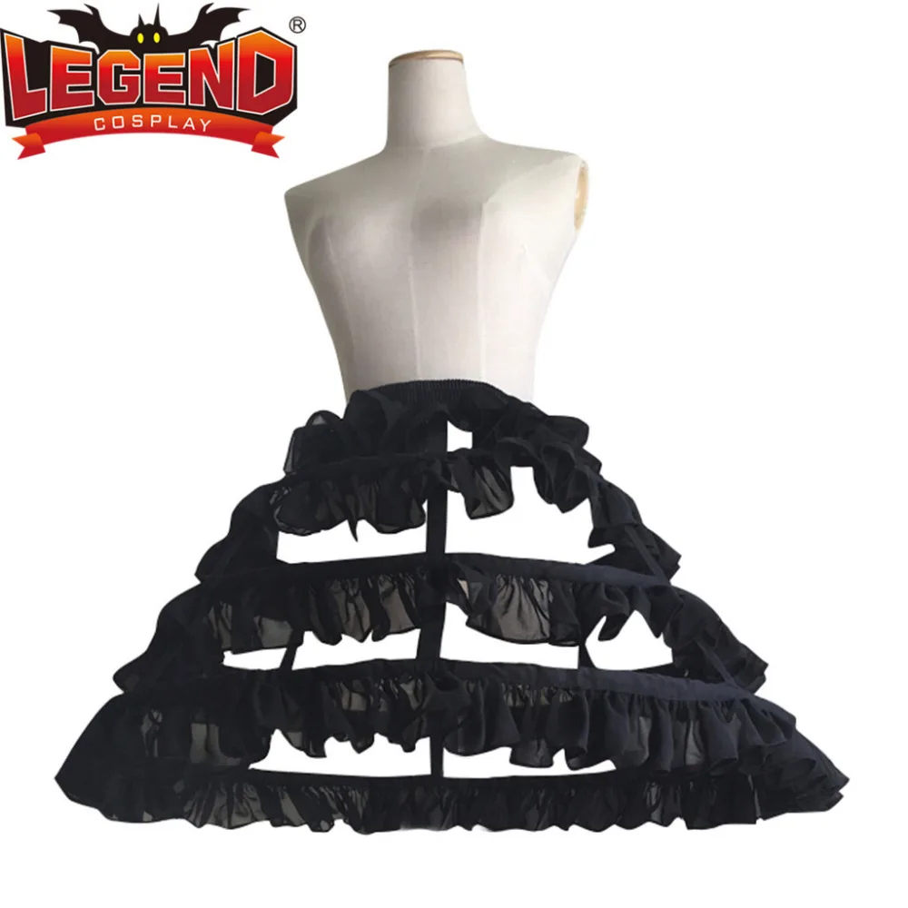 Женская короткая юбка пачка с 4 оборками черная мини в готическом стиле|mini skirt|mini