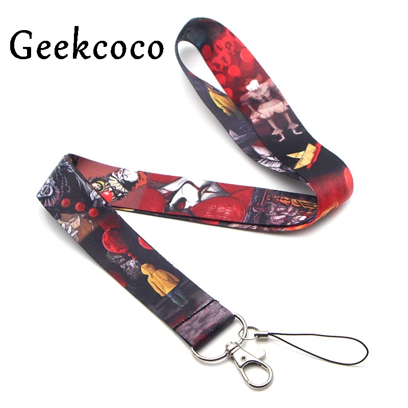 Stephen King's IT брелок аксессуары для мобильного телефона USB держатель удостоверения личности ключи ремни бирки шеи ремешок камеры J0247