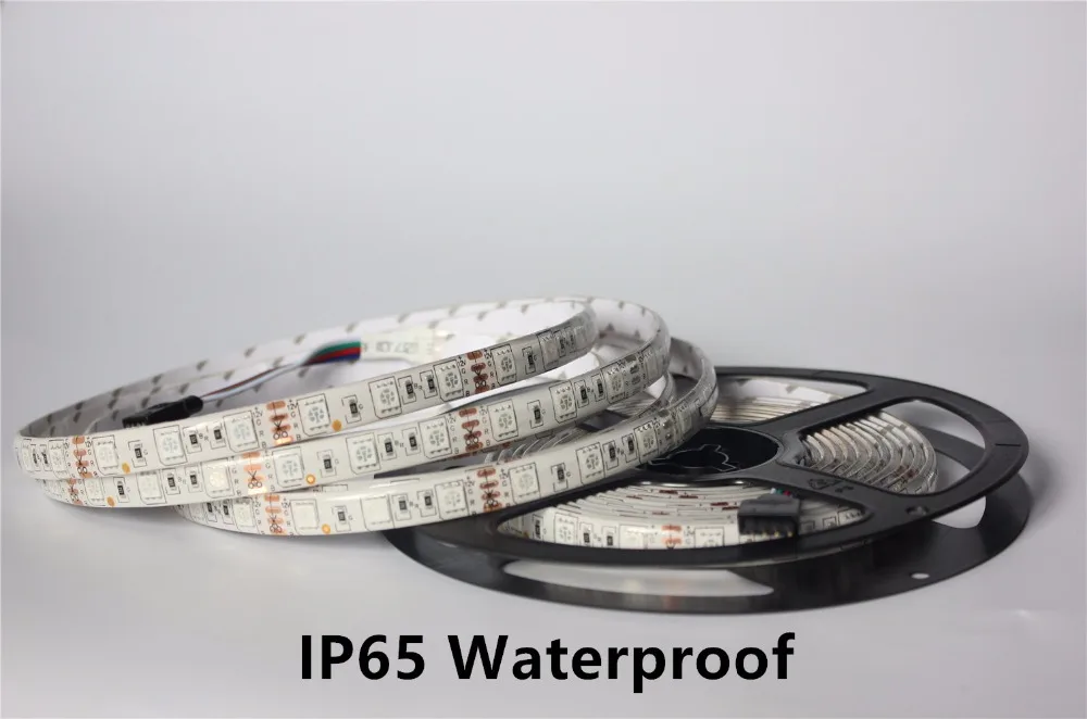 5050 RGB Светодиодная лента не водонепроницаемая/Водонепроницаемая 5 м 300 Fita + 44