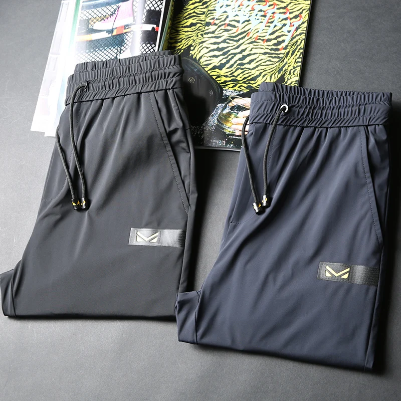 Мужское нижнее белье JSBD летние легкие Стрейчевые брюки из ледяного шелка с