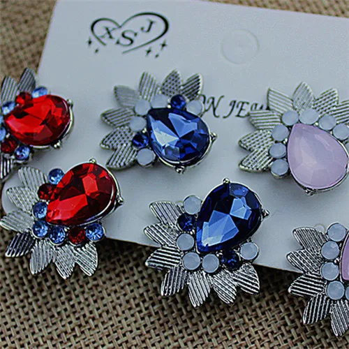 A set of Популярные красивые женские украшения на день рождения, красивые аксессуары для девочек,, водные капельки, серьги-гвоздики, серьги, подарок - Окраска металла: A set of
