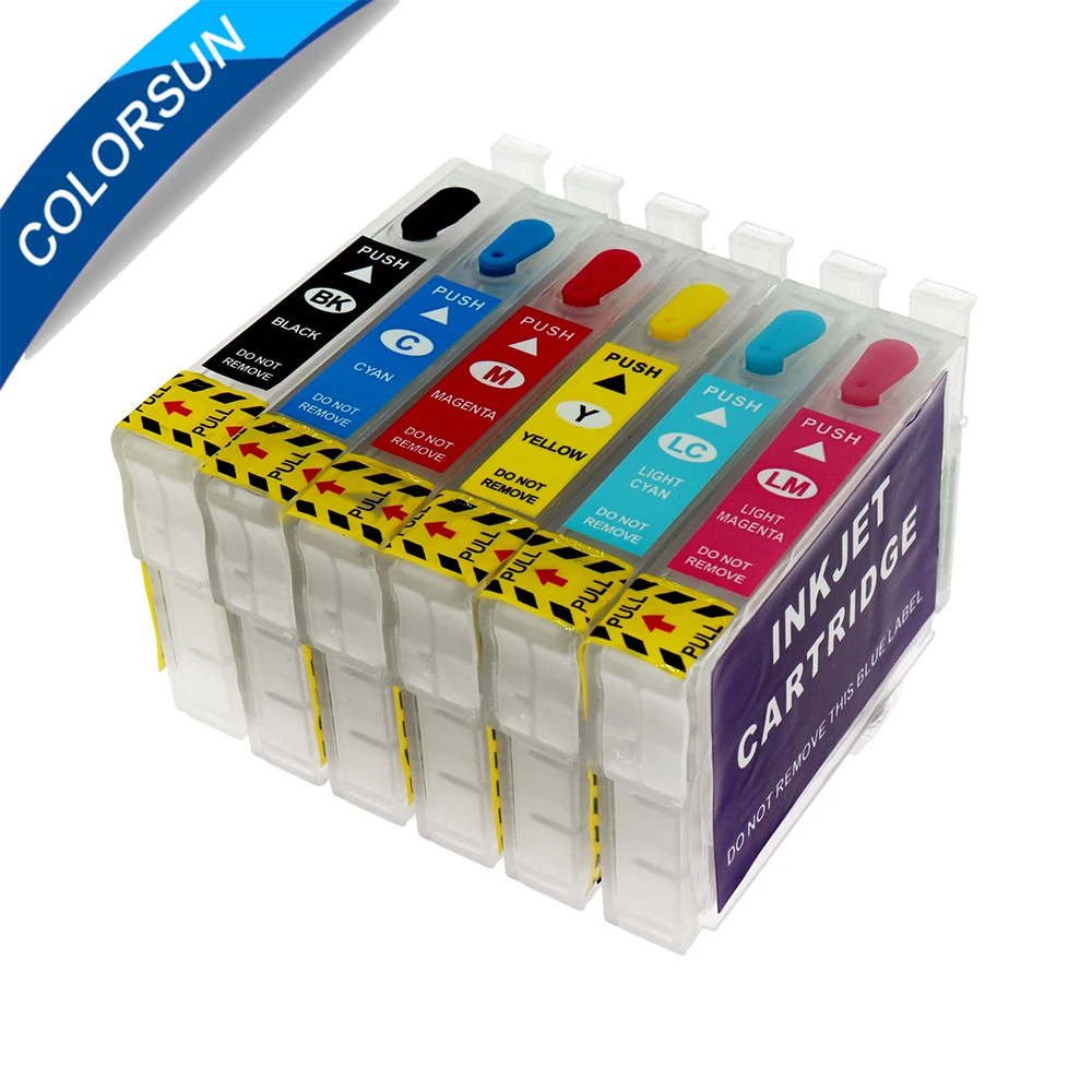 Картридж T0981 T0986 для принтера Epson Artisan 600/700/800/710/810/725/835/837/730|ink cartridge for hp printer|ink 78ink