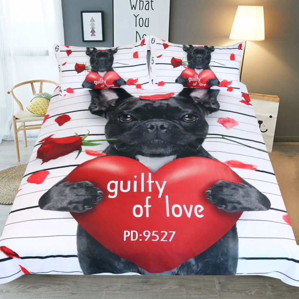 Bad Dog 9527 Guilty of Love набор пододеяльников для пуховых одеял наволочка США Австралия 3