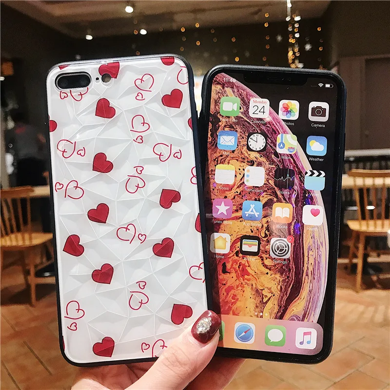 Роскошный чехол с бриллиантами для Iphone Xr 6 6splus 8 Xs милое украшение 7 Plus 6s 8plus