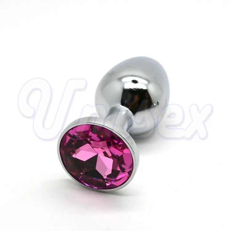 ( Medium Size ) Sparkle Jewelry Metal Butt Plug Unisex Sophisticated Sexy Anal Toys Adult Products | Красота и здоровье
