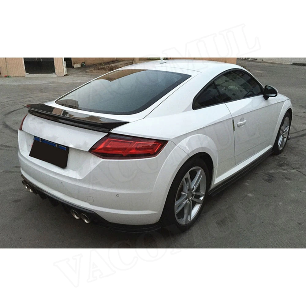 Задний спойлер из углеродного волокна для Audi TTS TTRS 2014- 2017 BT Style FRP задние крылья