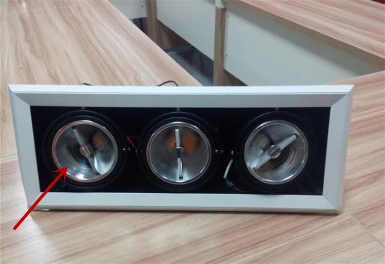 1 шт.! 12 V G53 GU53 затемнения светодиодный AR111 Embedded вниз 12 W 15 W GU10 светодиодный AR111 свет ES111 светодиодный spotlight AC85-265V