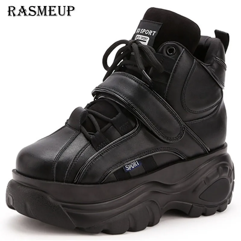 Женские кроссовки на платформе RASMEUP серебристые белые розовые повседневные для