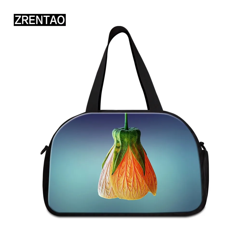 

ZRENTAO хлопка высокого качества Женский duffle Сумки дорожные сумки для дамы кроссбоди Новая мода цветок ручной клади Мама Сумки