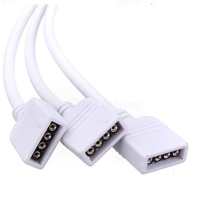 4 контактный rgb соединительный кабель для светодиодной ленты от 1 до 2/от 3/от